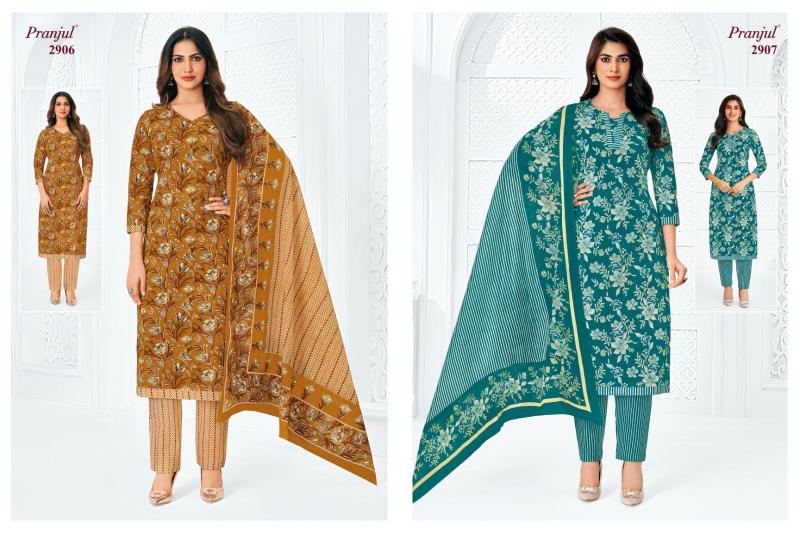Pranjul priyanka vol 29 cotton dress material wholesalers mumbai